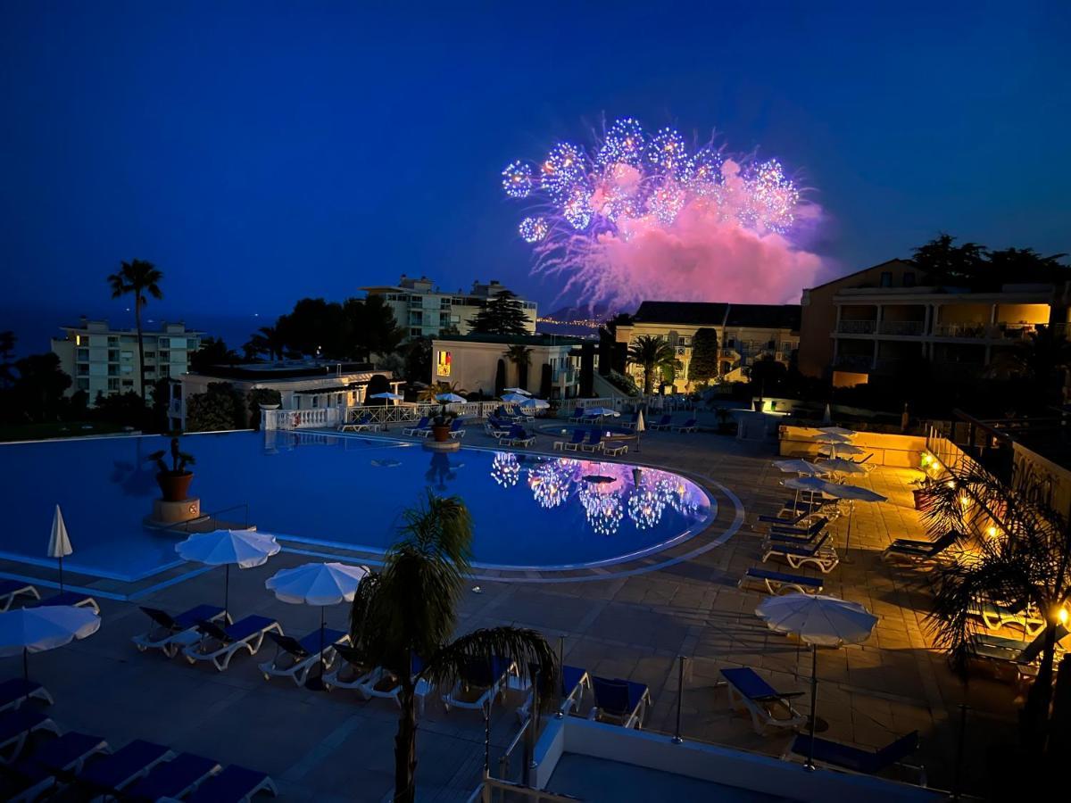 Exceptionnel Sur Cannes Vue Mer Piscine Exterior photo