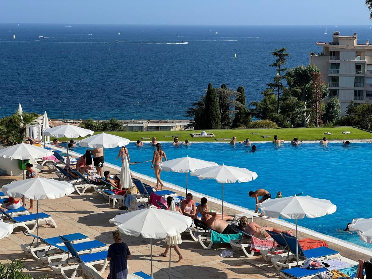 Exceptionnel Sur Cannes Vue Mer Piscine Exterior photo